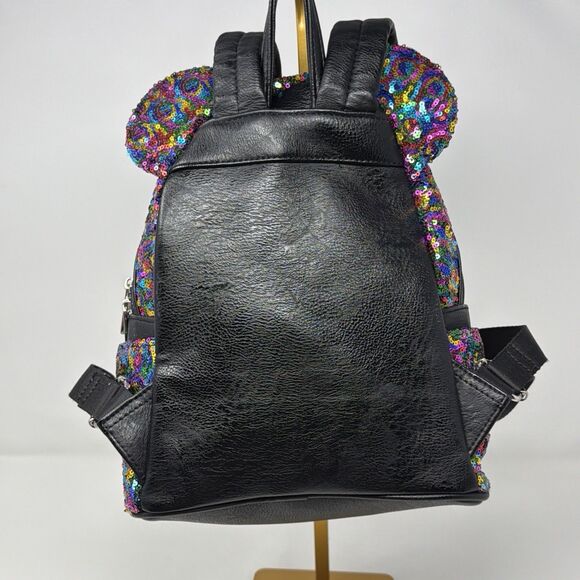 Disney Parks Loungefly Rainbow Sequin Mickey Ears Mini Backpack main image 10